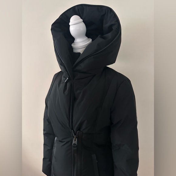 New Mackage Kay Asymmetric Hooded Down Coat - Picture 10 of 15